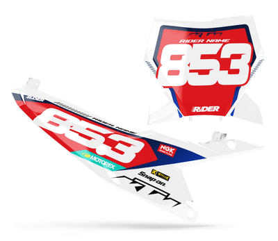 KTM Custom Number Plates | VIBE
