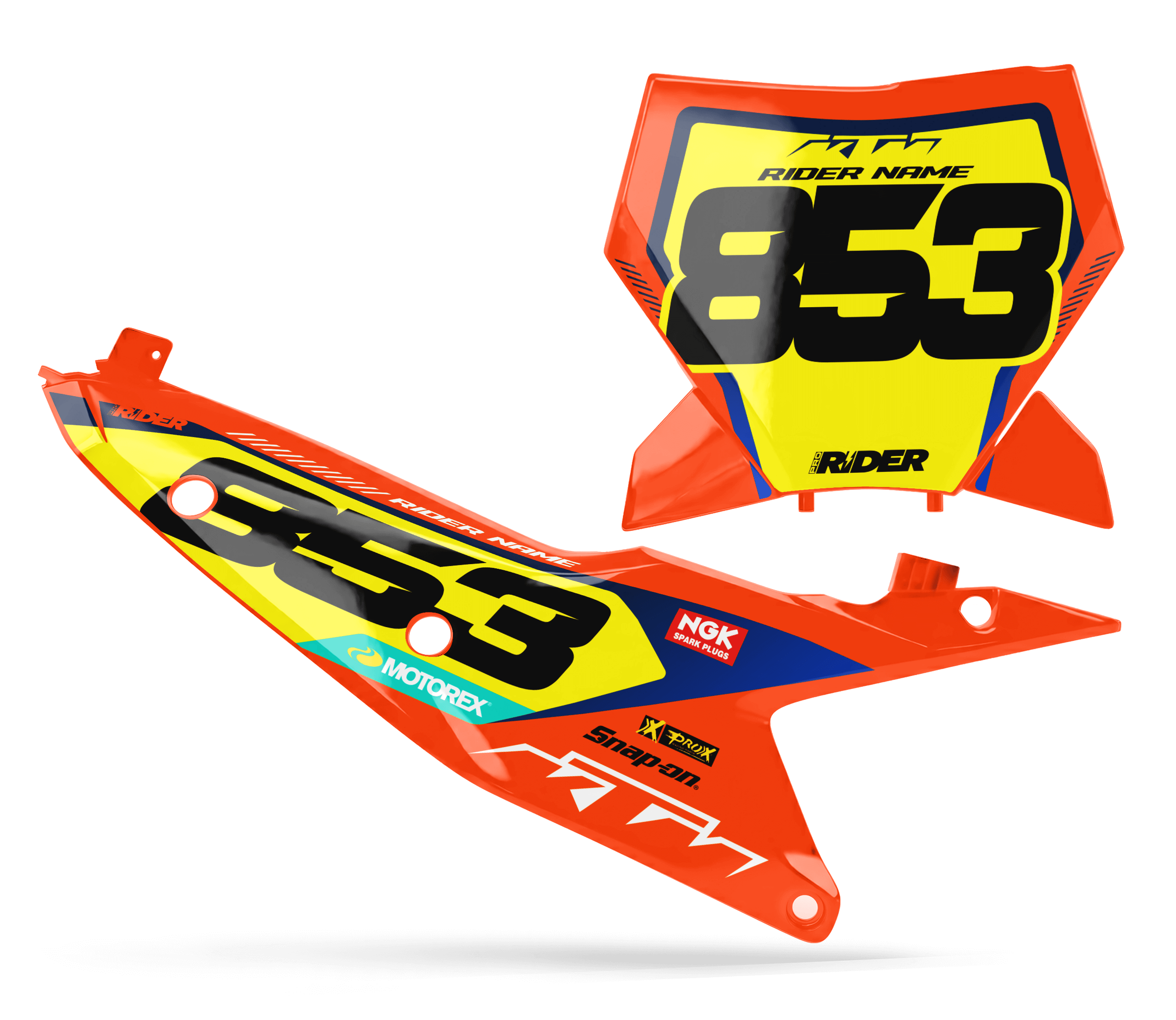 KTM Custom Number Plates | SHIFT SX SXF EXC