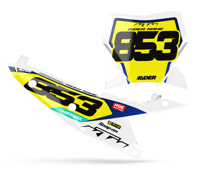 KTM Custom Number Plates | STEEL