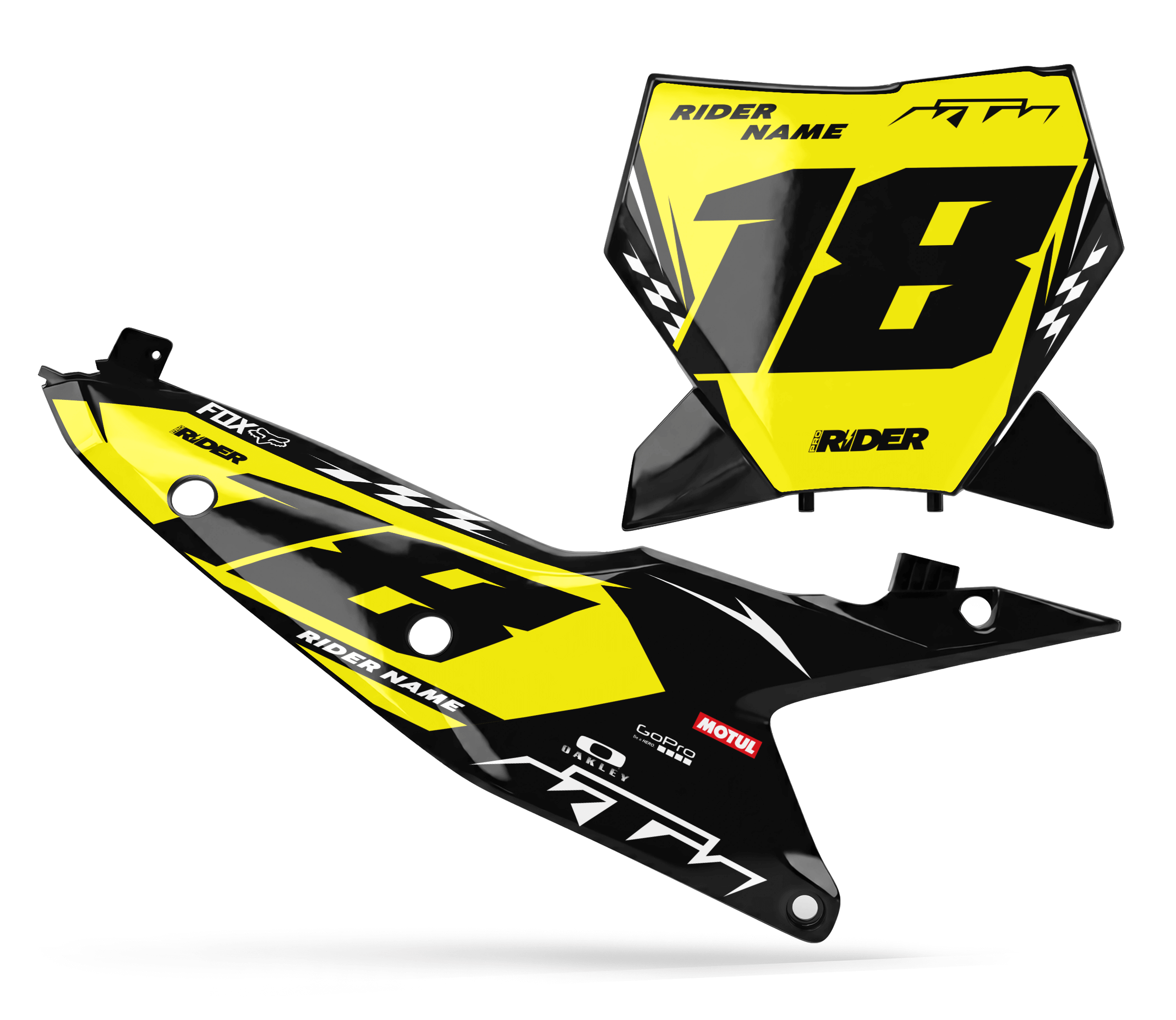 KTM Custom Number Plates | HAWK