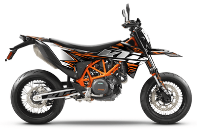 KTM SUPERMOTO Full Graphics Kit | Tivano