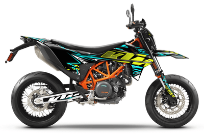 KTM SUPERMOTO Full Graphics Kit | Forgax
