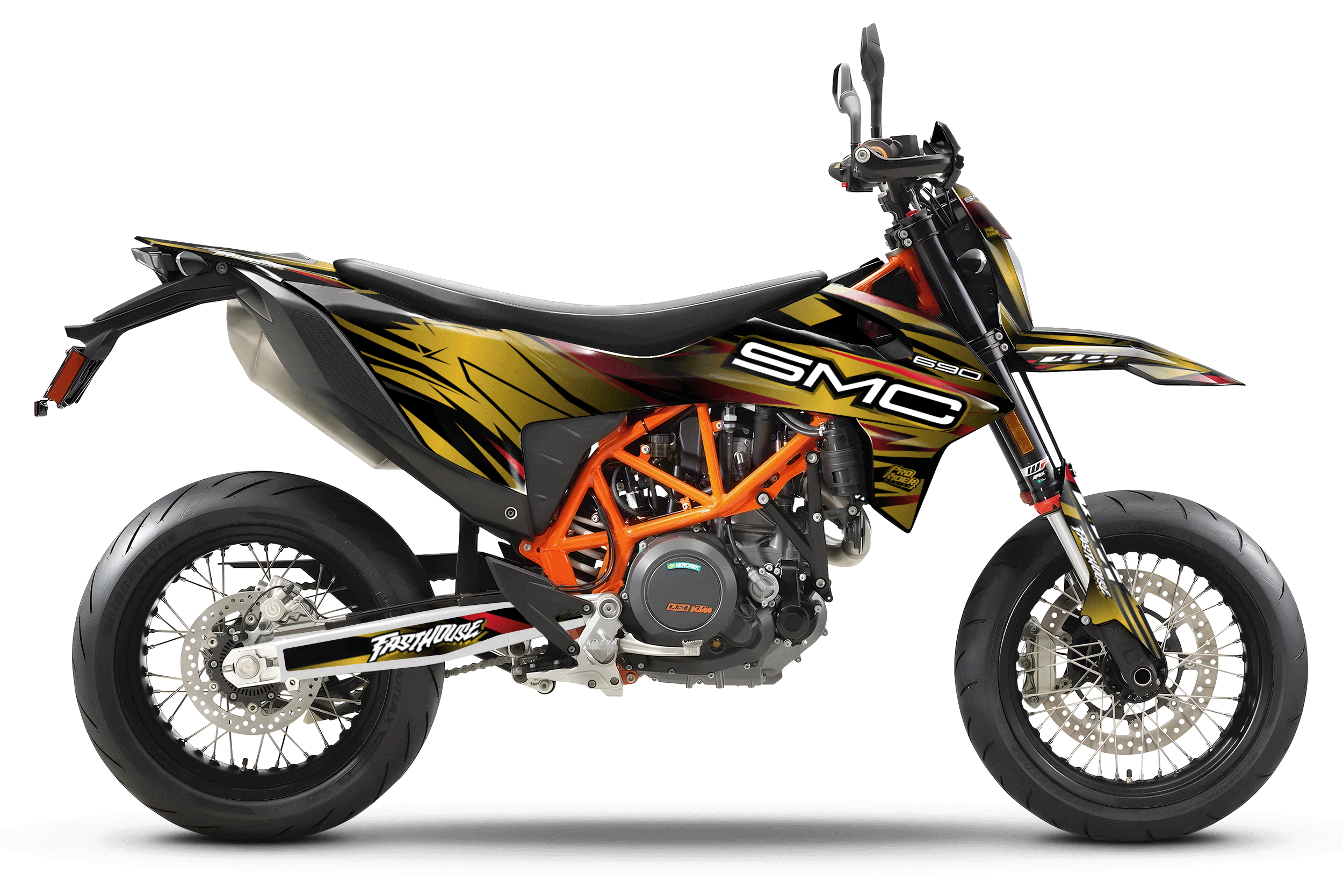 KTM SUPERMOTO Full Graphics Kit | Stock V3 Bronze