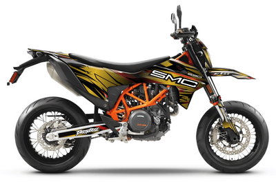 KTM SUPERMOTO Full Graphics Kit | Stock V3 Bronze