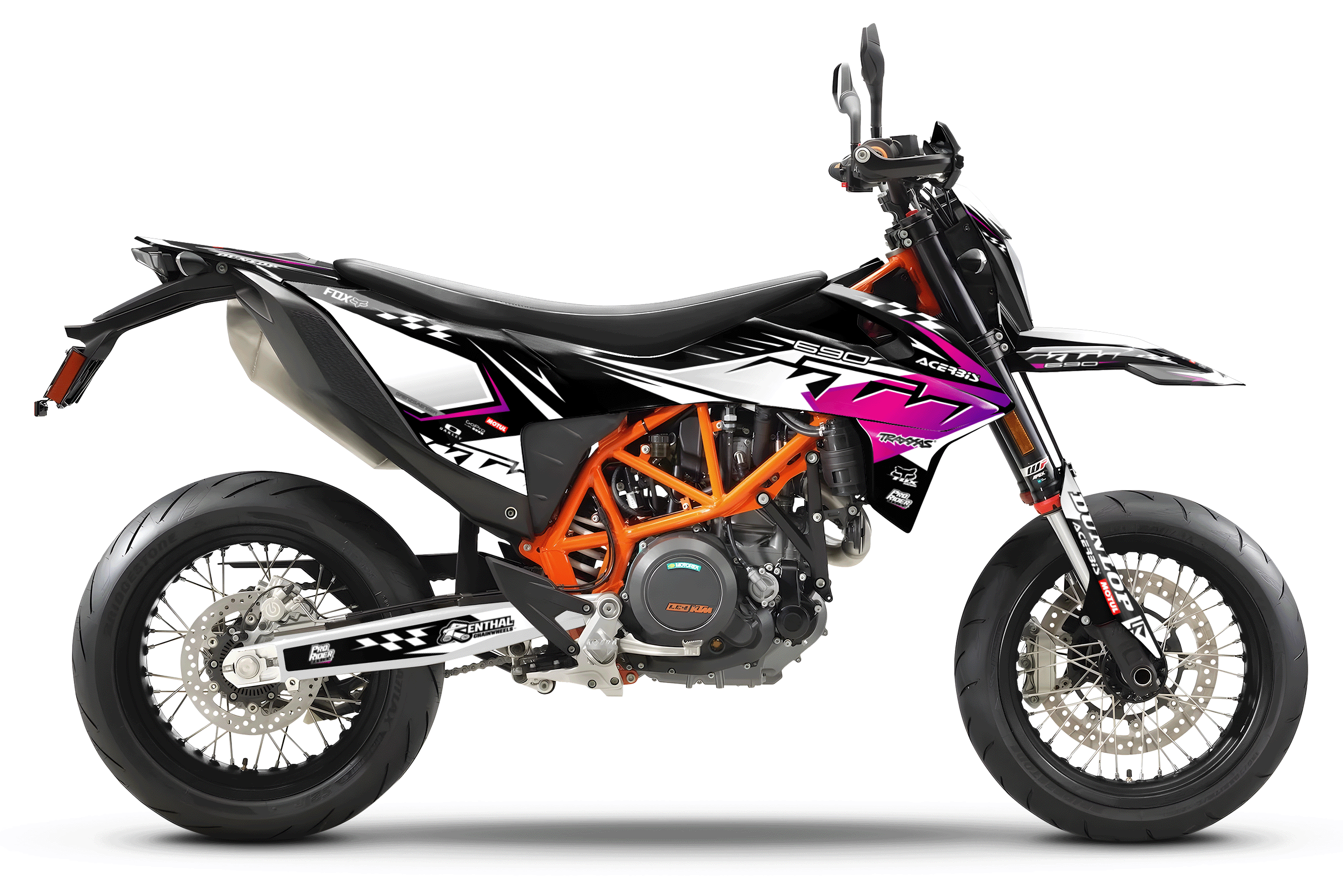 KTM SUPERMOTO Full Graphics Kit | Proline pink