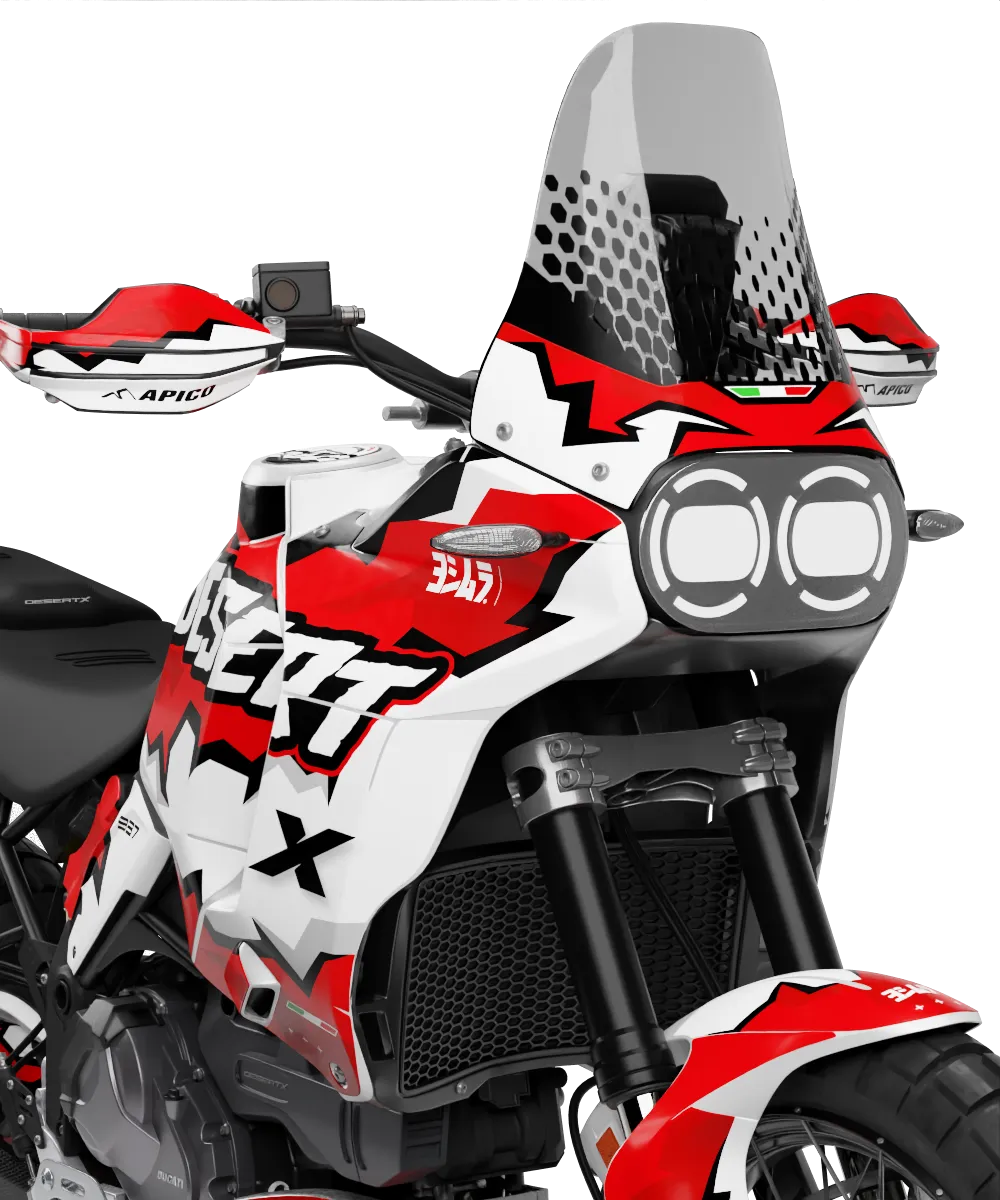 Ducati Desert X Full Graphics Kit | Fanzok
