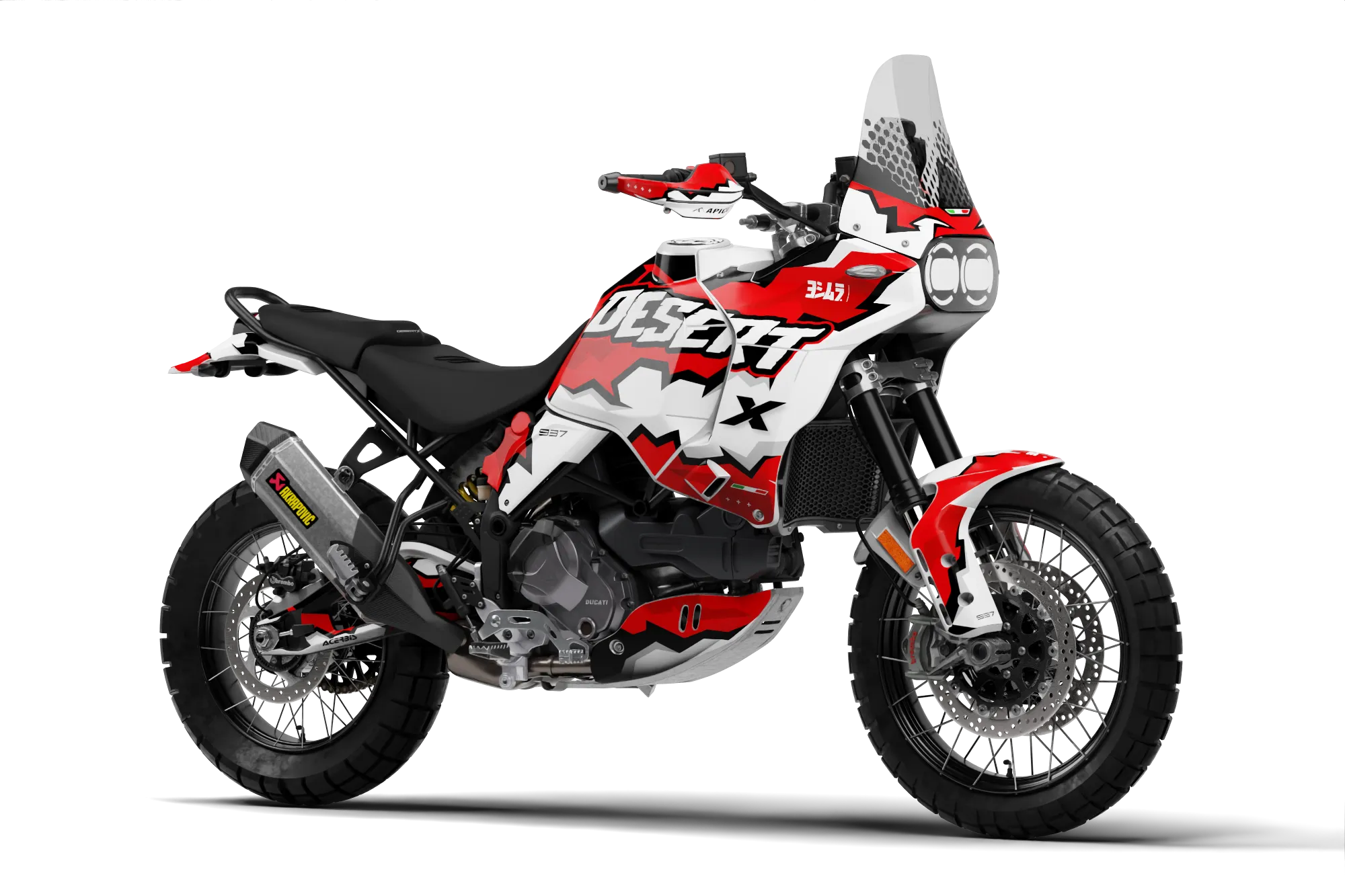 Ducati Desert X Full Graphics Kit | Fanzok