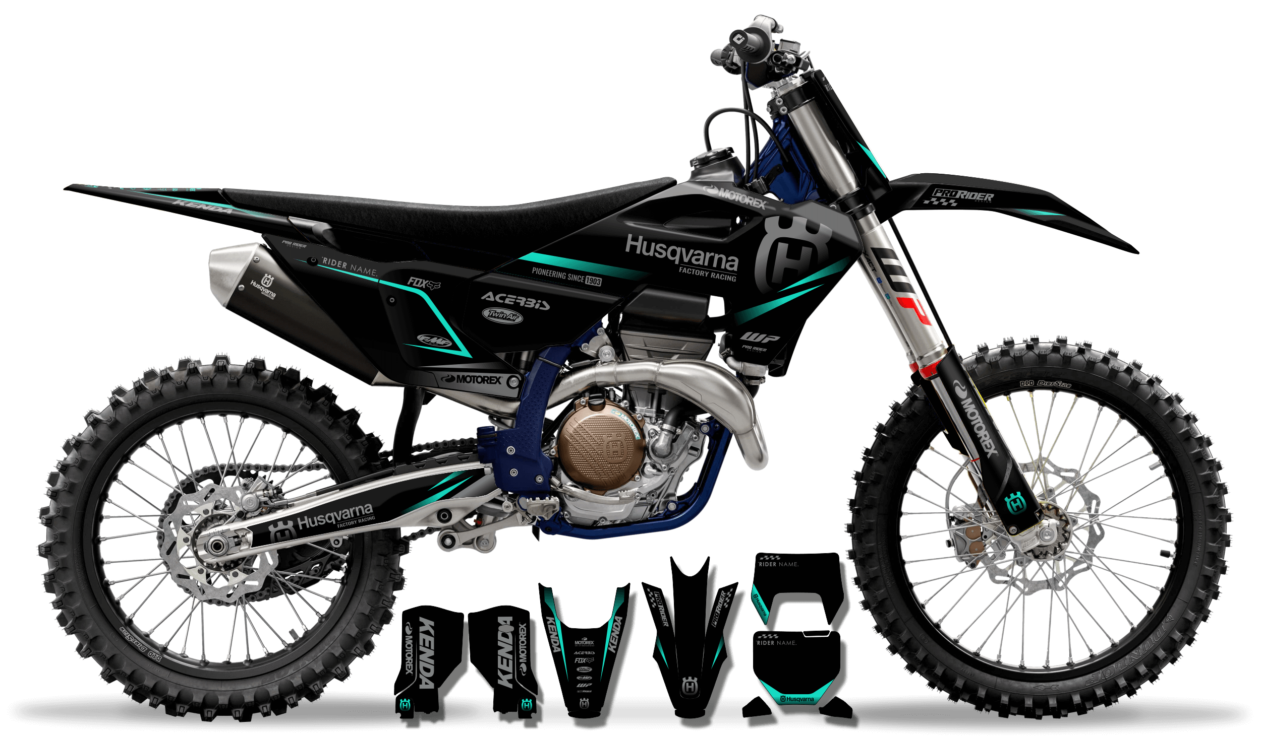 HUSQVARNA Custom Graphics AMPTON FABOR