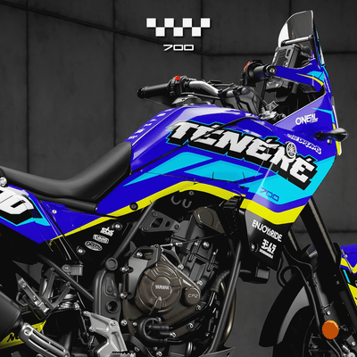 YAMAHA TENERE 700 Full Graphics Kit | Baja Racing