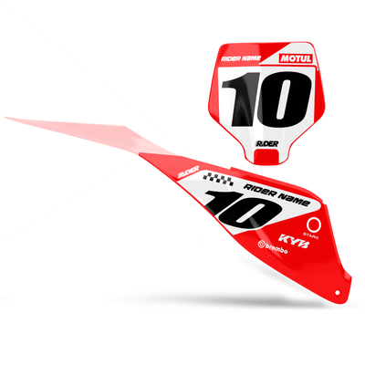 STARK FUTURE Custom Number Plates | Fantix Red