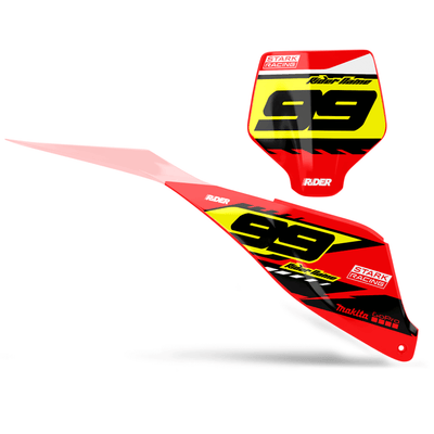 STARK FUTURE Custom Number Plates | Traxer Yellow