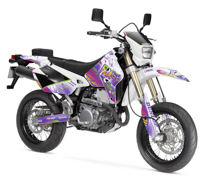SUZUKI 400 DRZ - S / SM / 4S Full Graphics Kit | Rainbow purple