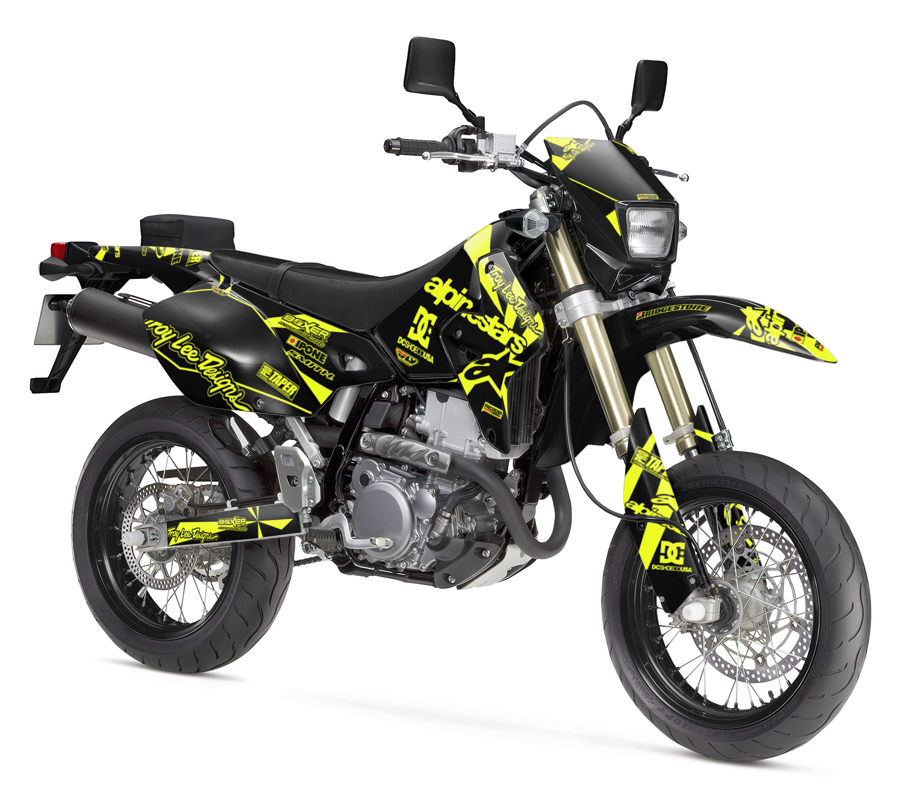 Suzuki 400 Drz - S / SM / 4S Full Graphics Kit | Sakana