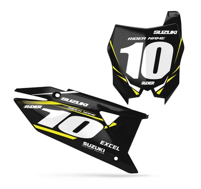 SUZUKI Custom Number Plates | Mount Black