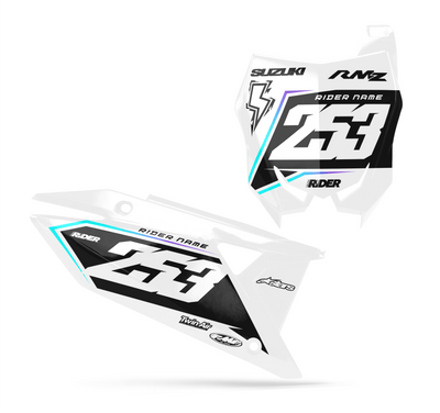 SUZUKI Custom Number Plates | Blaze White