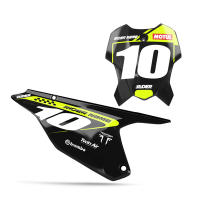 TRIUMPH Custom Number Plates | Pract Black