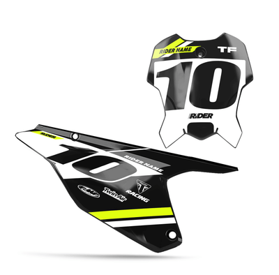 TRIUMPH Custom Number Plates | Varx Black White