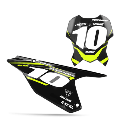 TRIUMPH Custom Number Plates | Traker Black