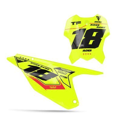 TRIUMPH Custom Number Plates | Varko Yellow