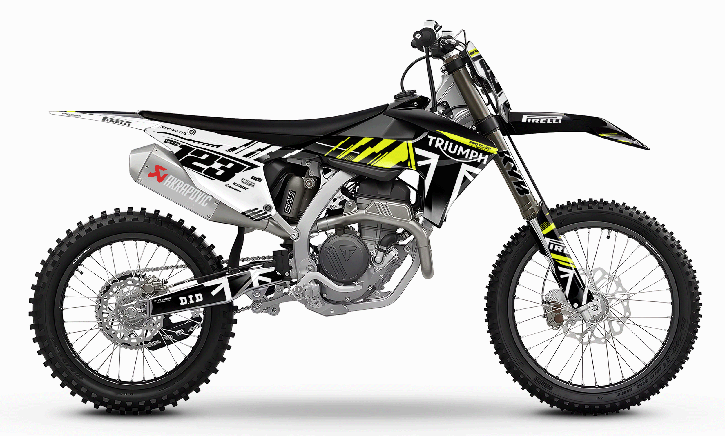 TRIUMPH Full Graphics Kit | Stock Replica