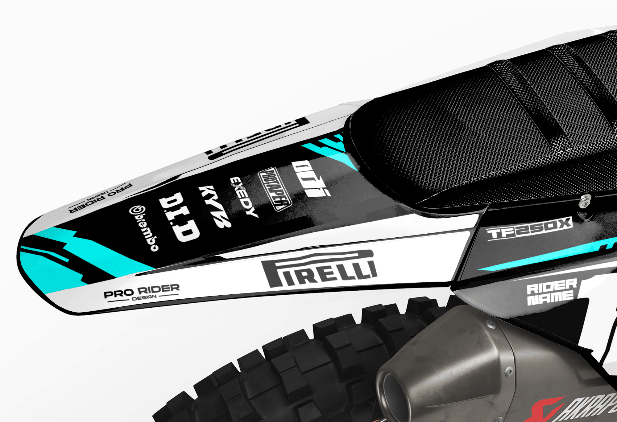 TRIUMPH Full Graphics Kit | Stock teal