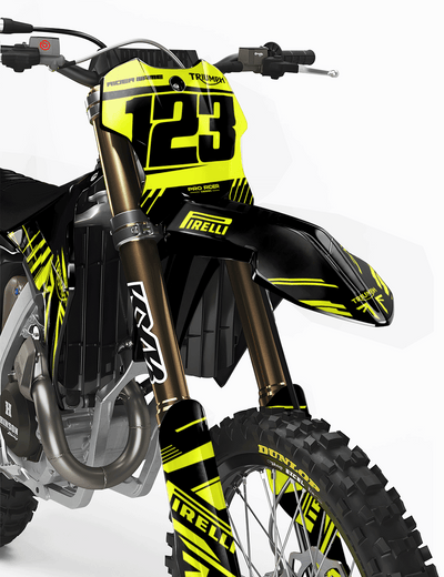 TRIUMPH Full Graphics Kit | Stock neon