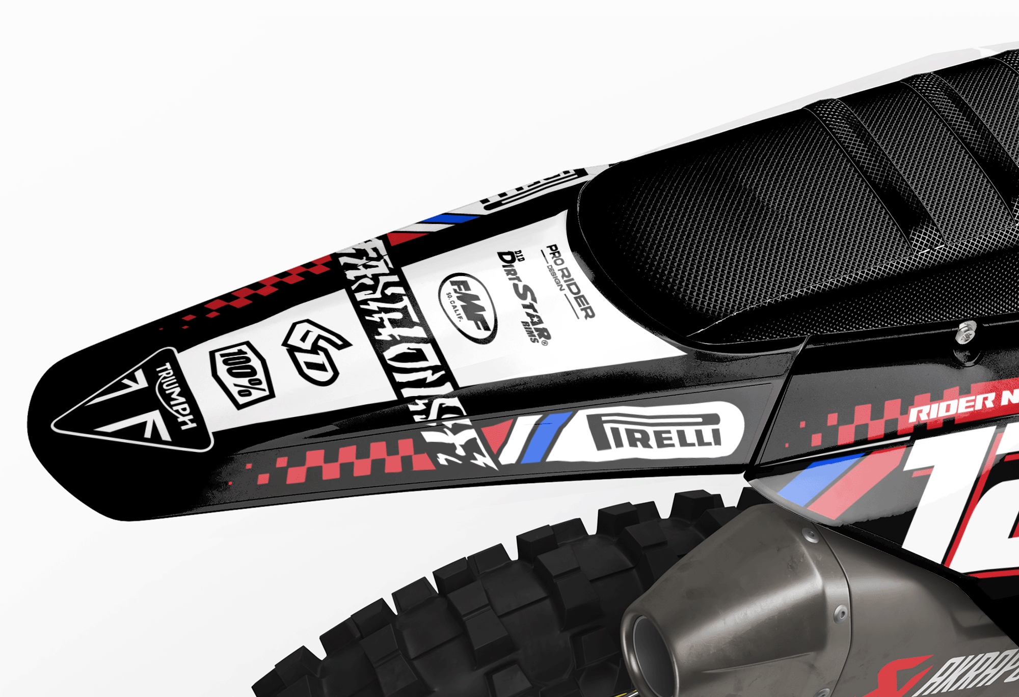 TRIUMPH Full Graphics Kit | Fasthouse Patriot