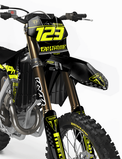 TRIUMPH Full Graphics Kit | Fasthouse neon