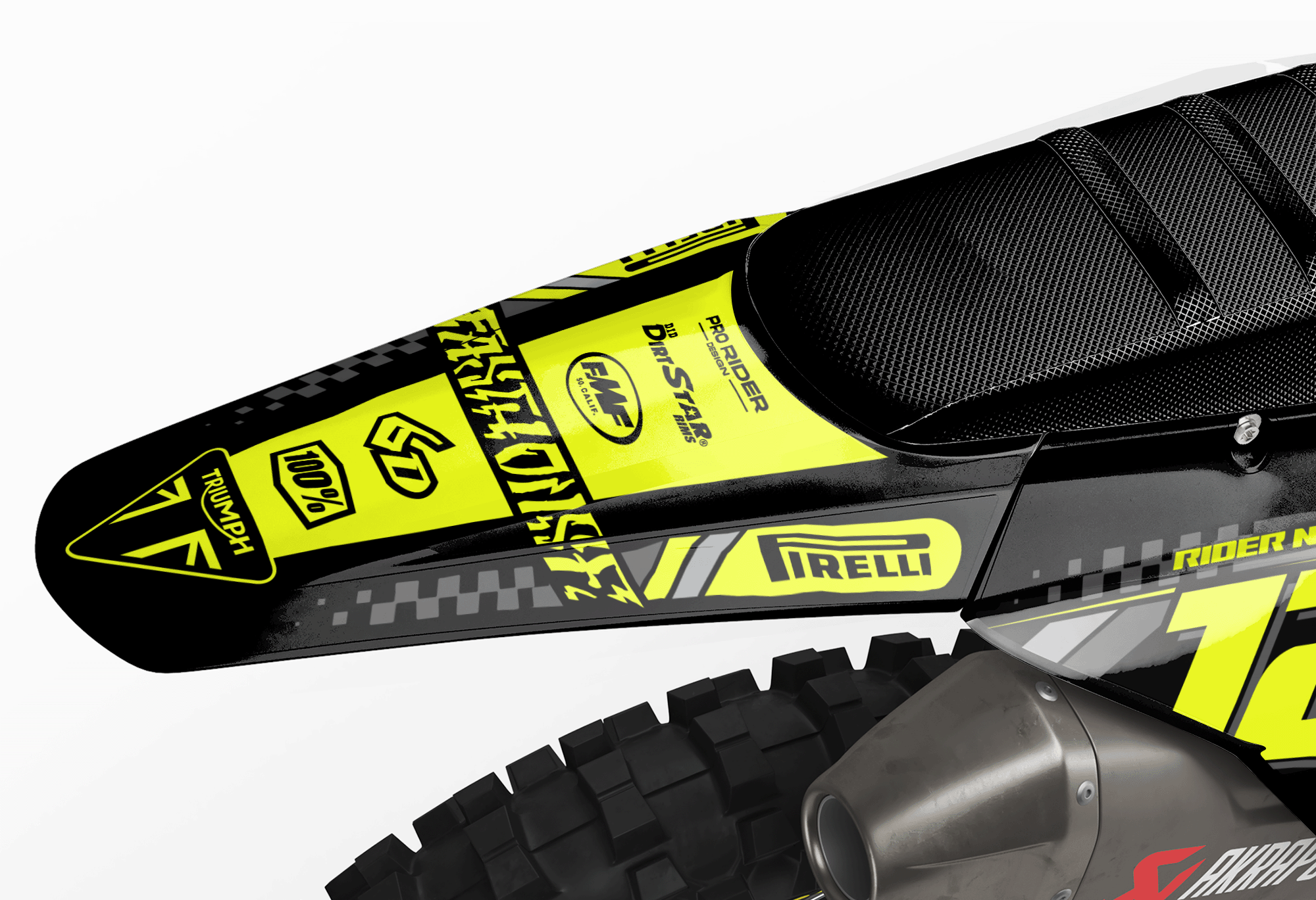 TRIUMPH Full Graphics Kit | Fasthouse neon