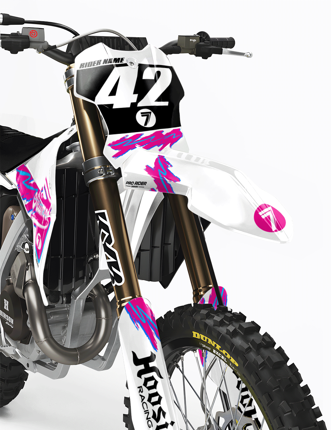 TRIUMPH Full Graphics Kit | Retro pink