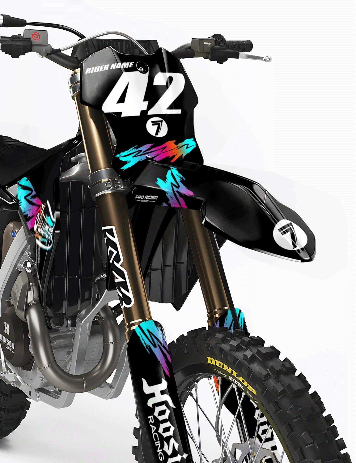 TRIUMPH Full Graphics Kit | Gradient lines