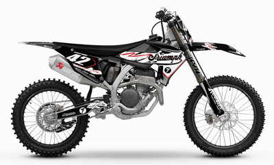 TRIUMPH Full Graphics Kit | Heritage Red lines
