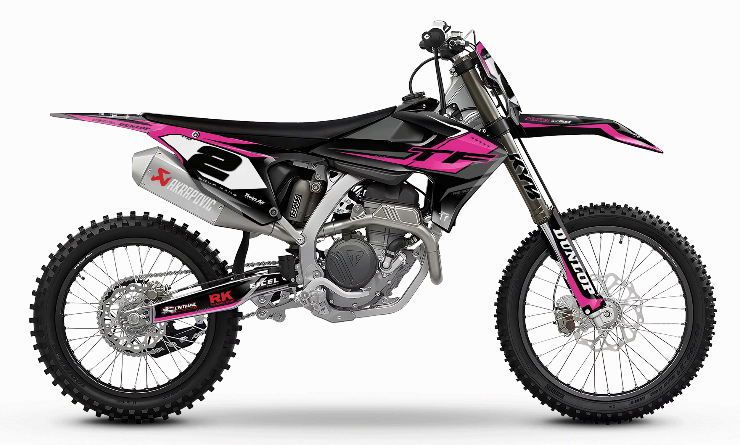 TRIUMPH Full Graphics Kit | Oxford pink