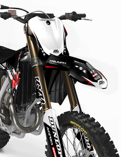 TRIUMPH Full Graphics Kit | Red lines
