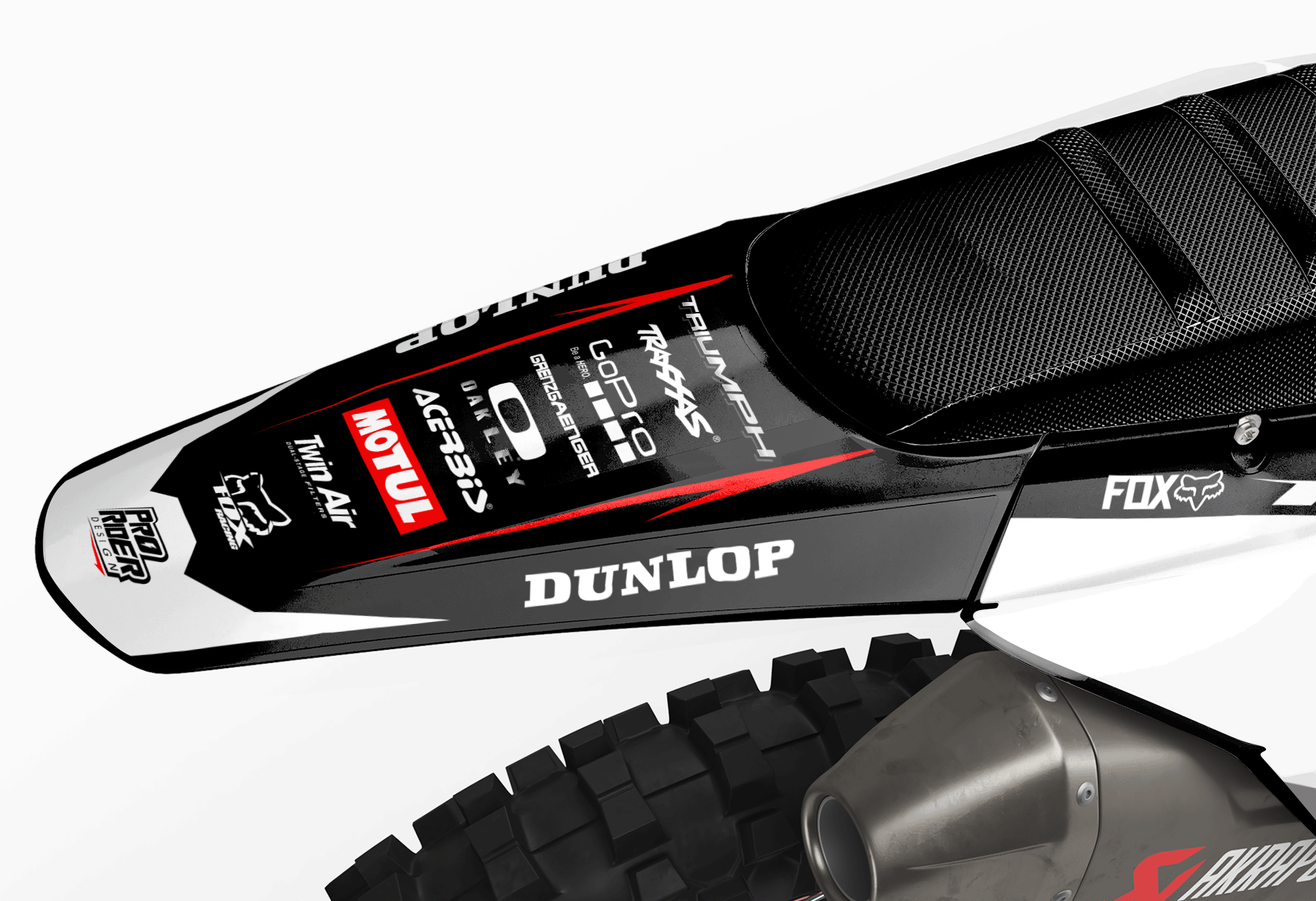 TRIUMPH Full Graphics Kit | Red lines