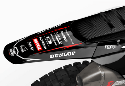 TRIUMPH Full Graphics Kit | Black red lines