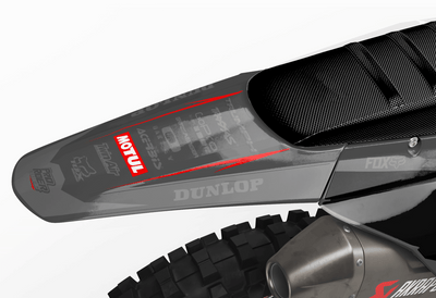 TRIUMPH Full Graphics Kit | Grey red lines