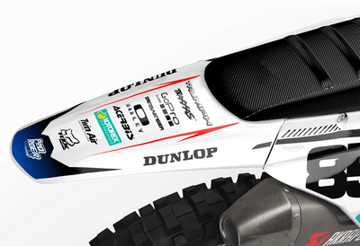 TRIUMPH Full Graphics Kit | Red white lines