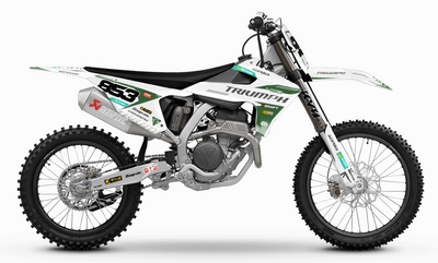 TRIUMPH Full Graphics Kit | Green lines