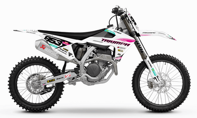 TRIUMPH Full Graphics Kit | Pink lines