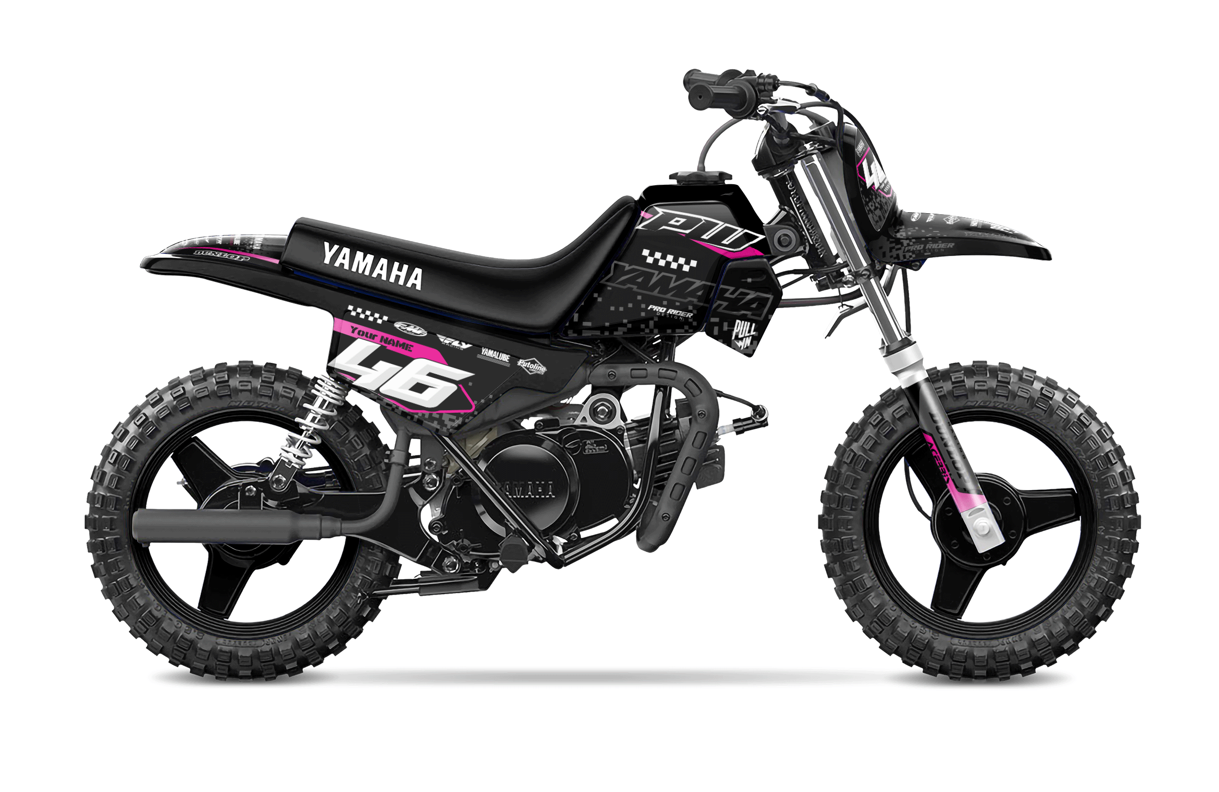 Yamaha Pw-Ttr Full Graphics Kit | Pixel black