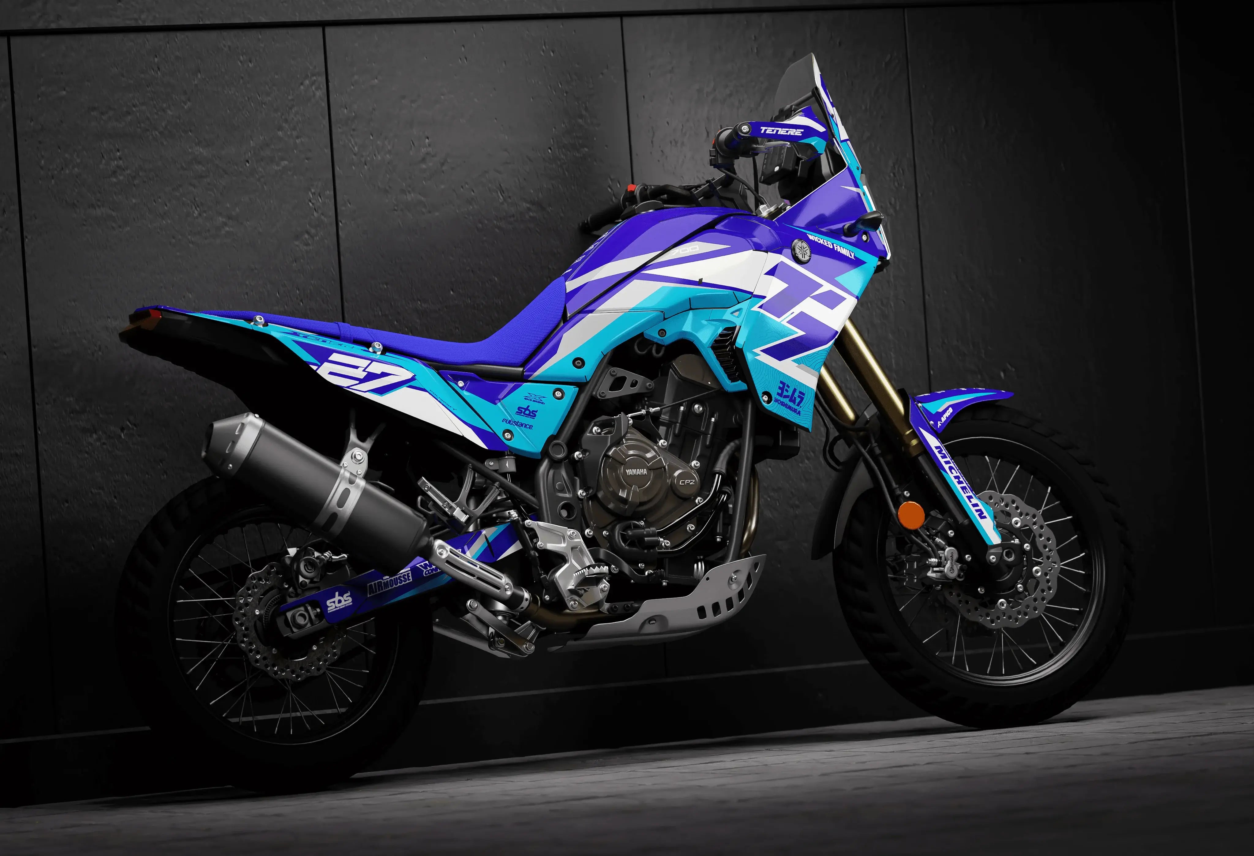 Yamaha Tenere 700 Full Graphics Kit | Valker