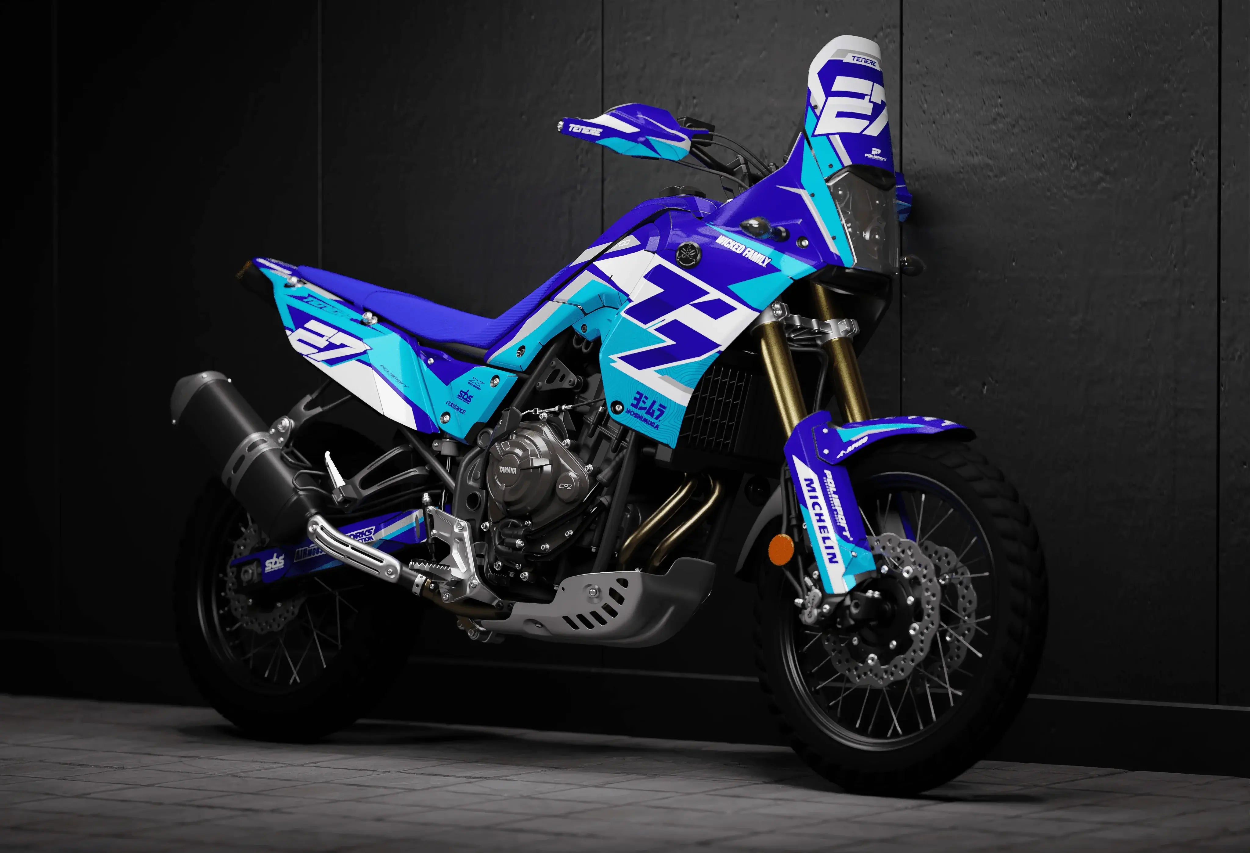 Yamaha Tenere 700 Full Graphics Kit | Valker