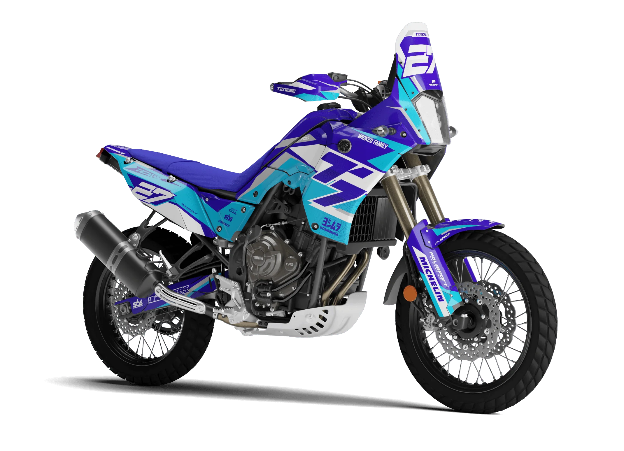 Yamaha Tenere 700 Full Graphics Kit | Valker