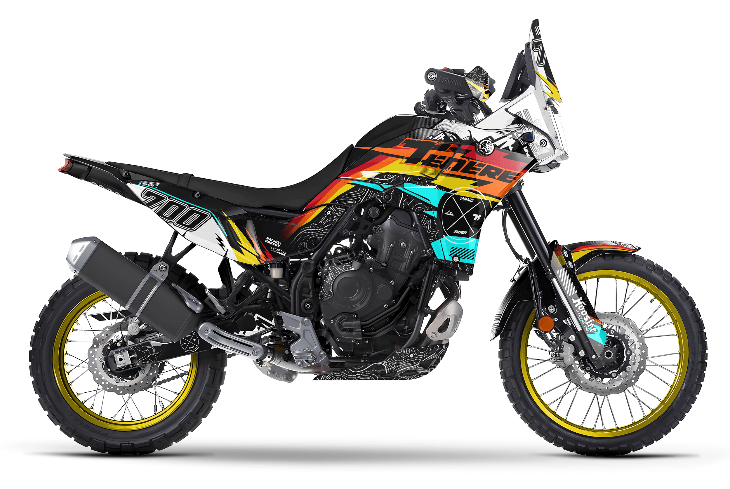 Yamaha Tenere 700 Full Graphics Kit | Vapora