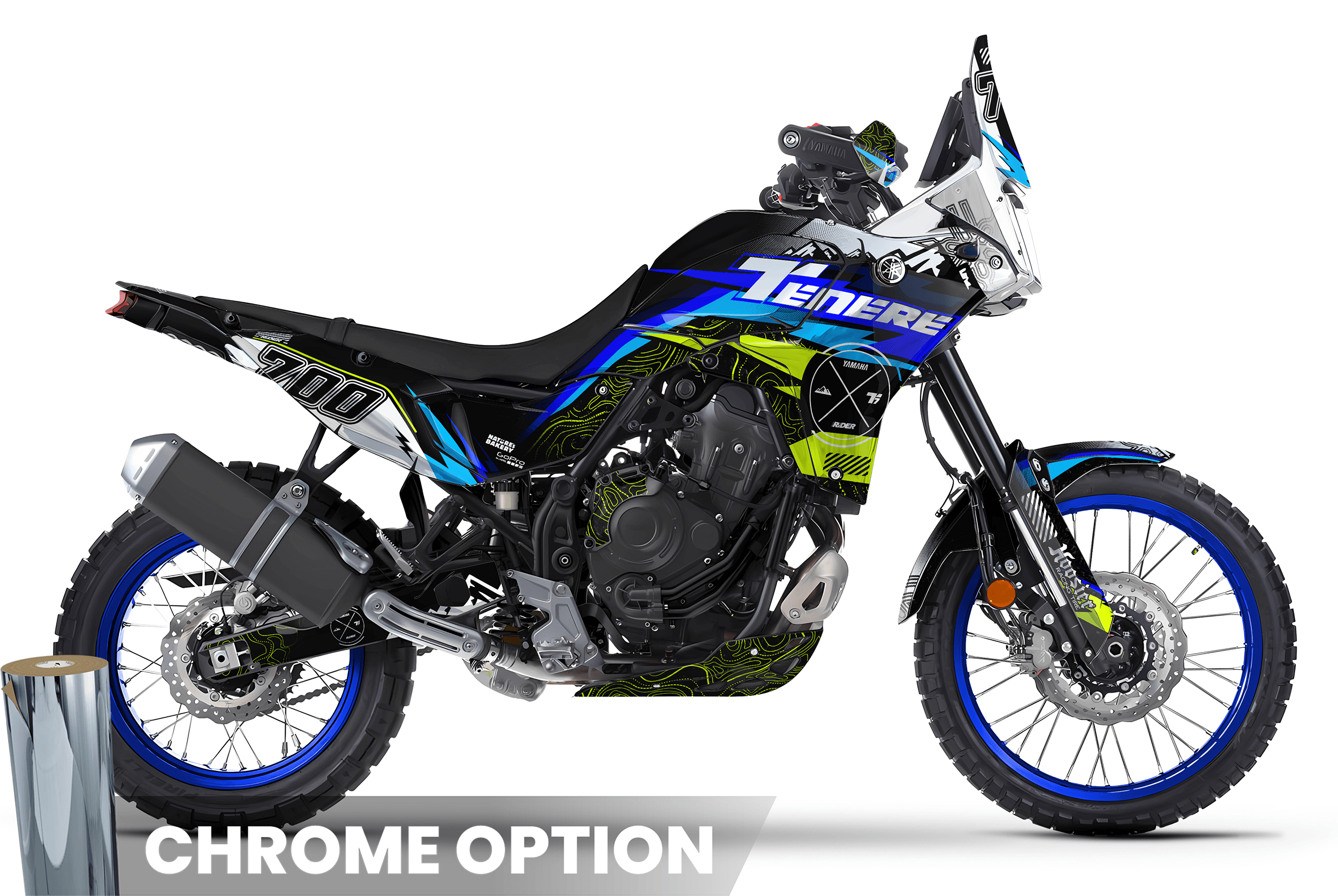 Yamaha Tenere 700 Full Graphics Kit | Vagax