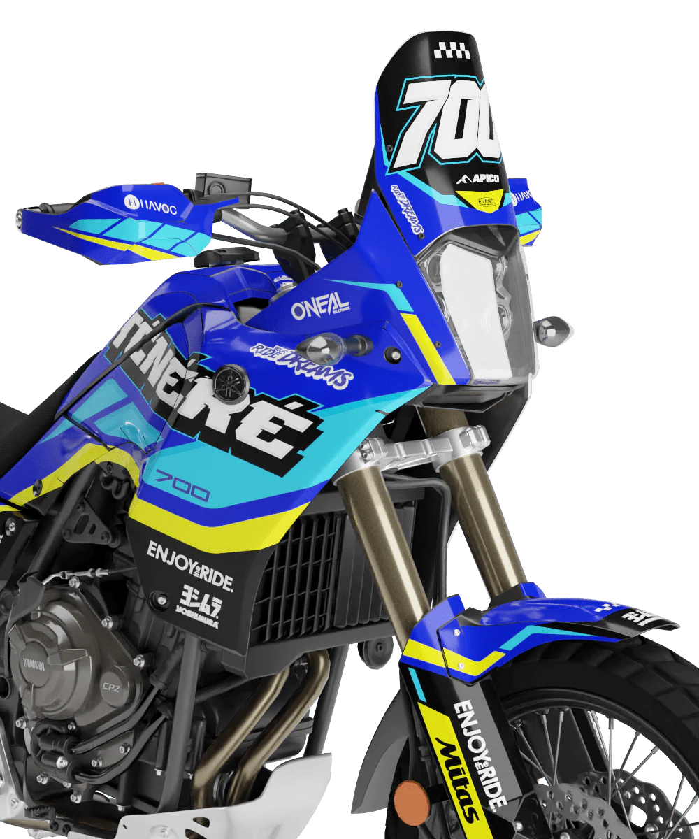 YAMAHA TENERE 700 Full Graphics Kit | Baja Racing