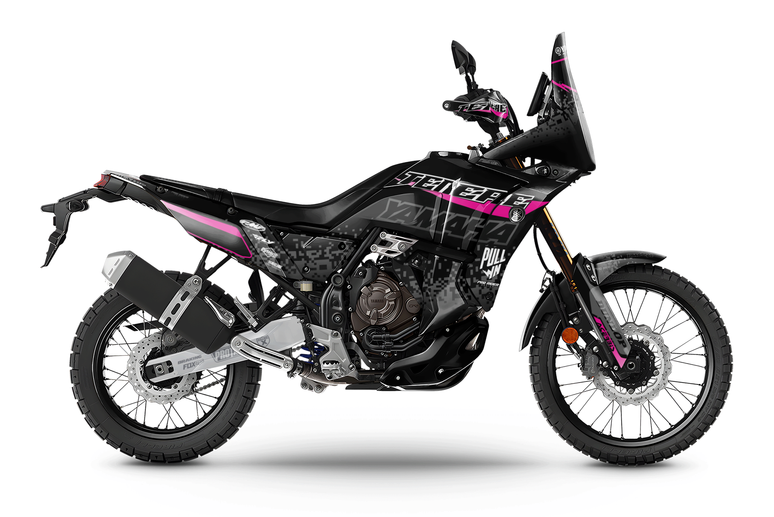Yamaha Tenere 700 Full Graphics Kit | Pixel black