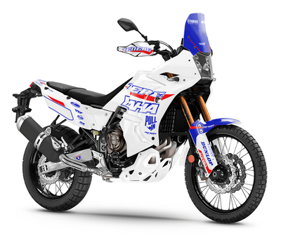 Yamaha Tenere 700 Full Graphics Kit | White Flag