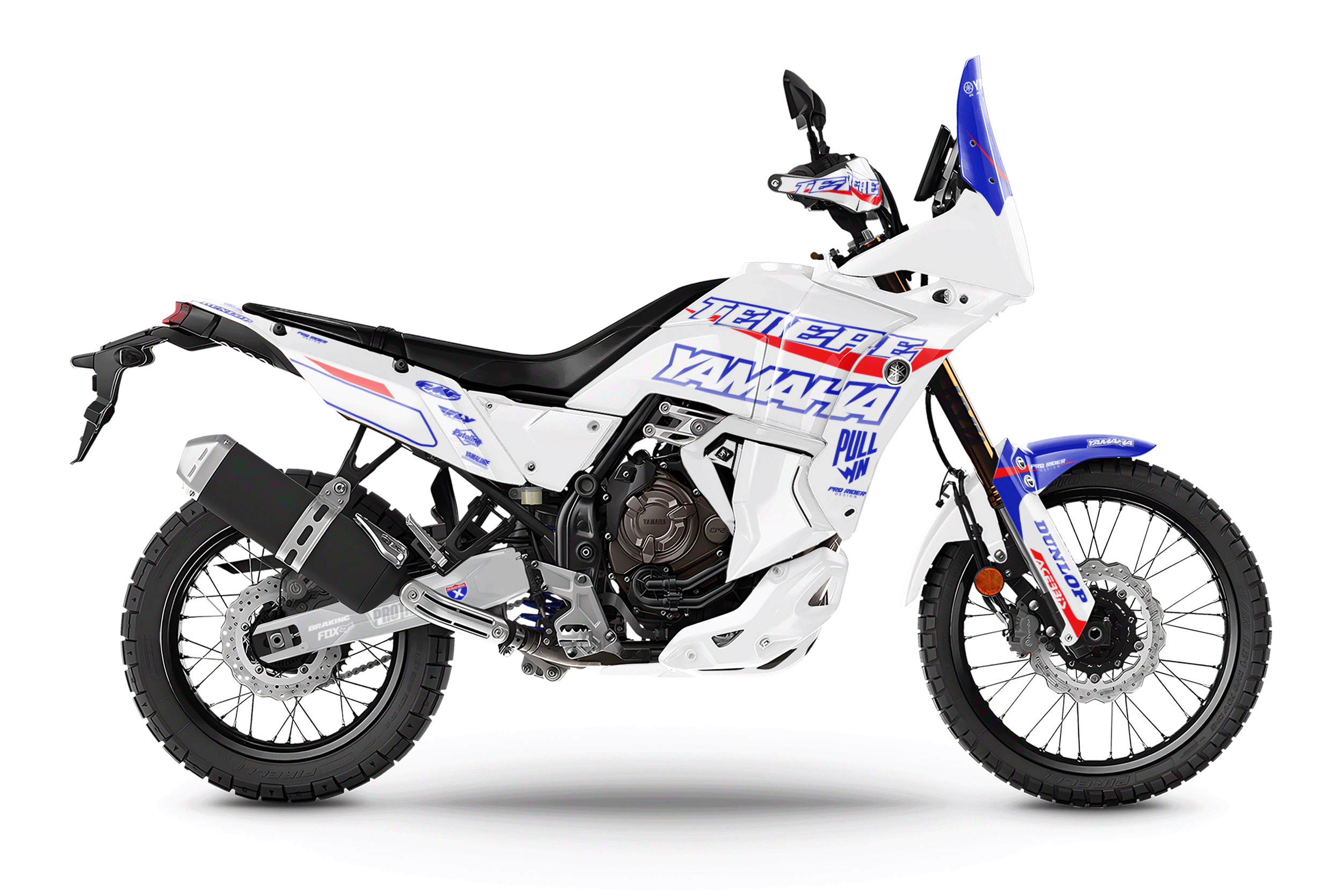 Yamaha Tenere 700 Full Graphics Kit | White Flag
